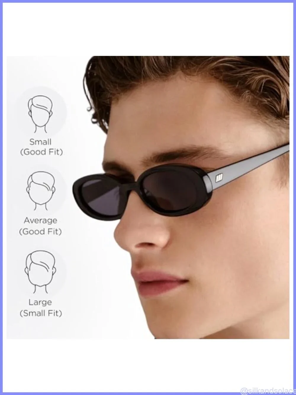 Oval Retro 90s Sunglasses Small Narrow Face UV400